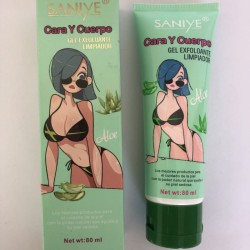 GEL EXFOLIANTE LIMPIADOR, aloe, SANIYE, 80ml