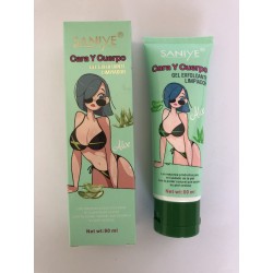 GEL EXFOLIANTE LIMPIADOR, aloe, SANIYE, 80ml