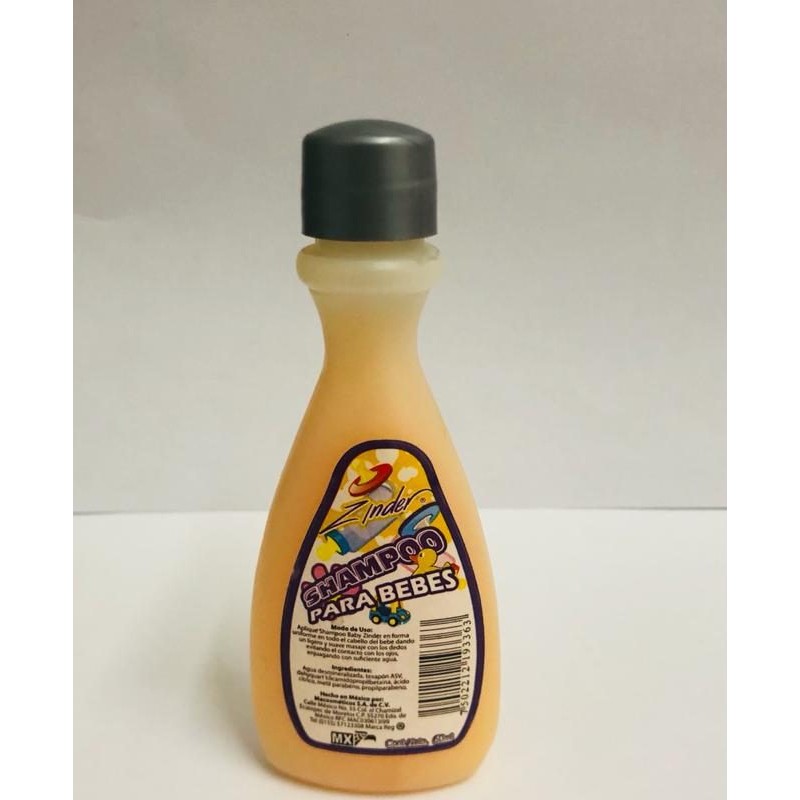 SHAMPOO para BEBE, ZINDER, 60 ml