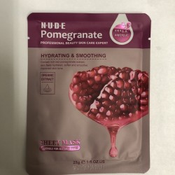 POMEGRANATE, sheet mask, NUDE NEW, 25g