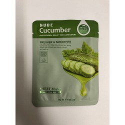 CUCUMBER, sheet mask, NUDE NEW, 25g