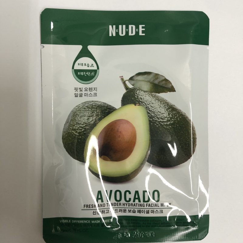 AVOCADO, facial mask, NUDE NEW, 23ml