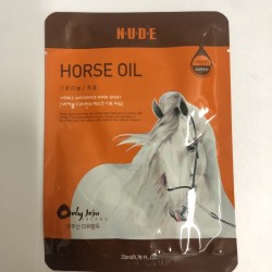 HORSE OIL, mask sheet, NUDE NEW, 23 ml