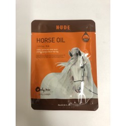 HORSE OIL, mask sheet, NUDE NEW, 23 ml