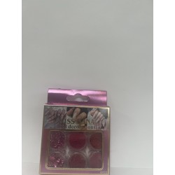 NAIL ART POWDER, 6 pzas, new