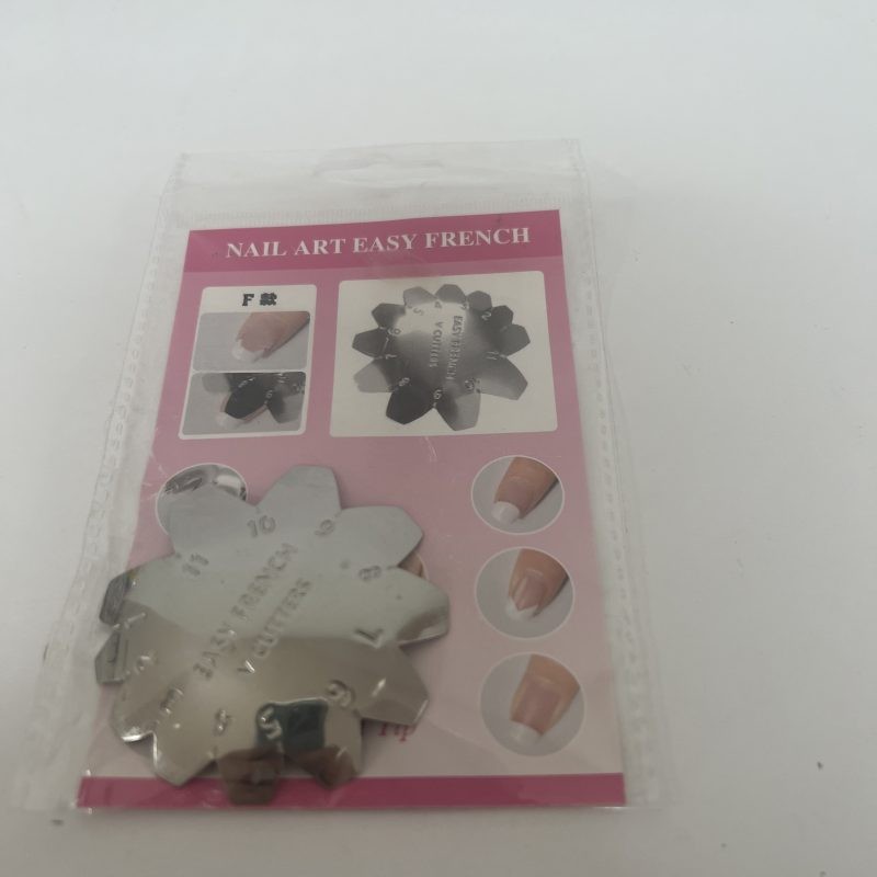 NAIL ART EASY FRENCH, placa metal para tips