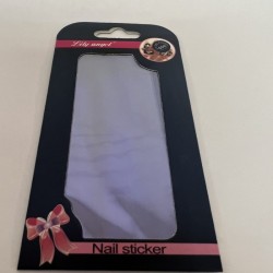 Nail STICKER, LILY ANGEL, uv gel polish, 006