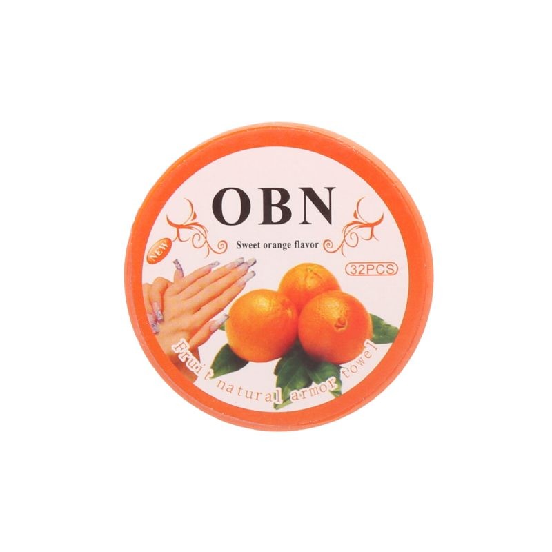 Set de 32 TOALLAS QUITA ESMALTE, OBN, aromas surtidos