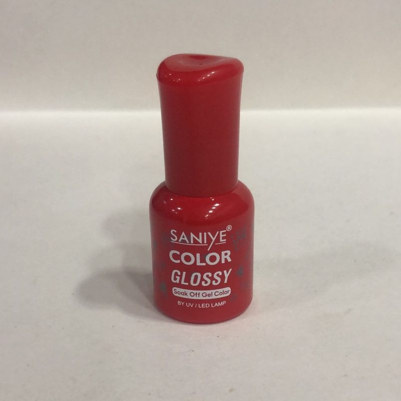 COLOR GLOSSY, Soak off GEL color, SANIYE