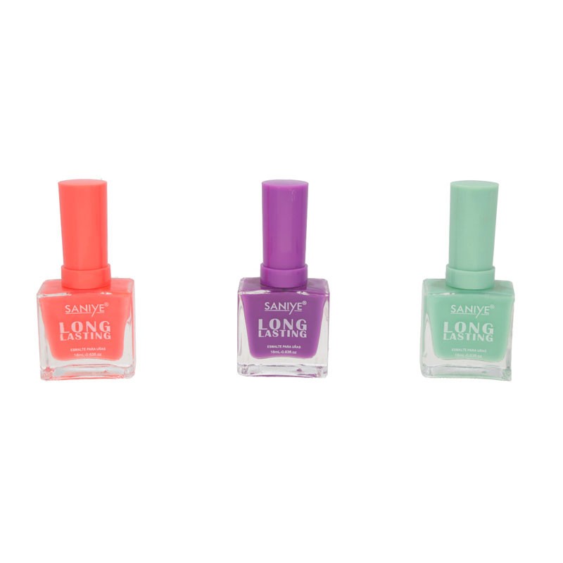 ESMALTE de uñas, SANIYE, LONG LASTING, secado rapido