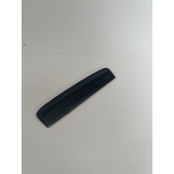 Peine para caballero negro, 12.5 x 3 cm.