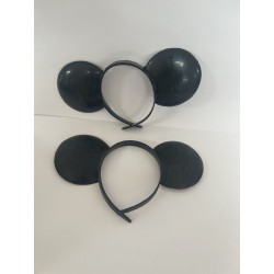 DIADEMA de plastico con OREJAS, colores surtidos