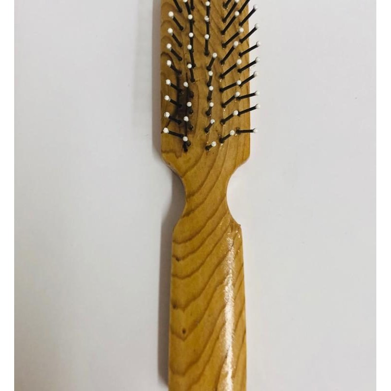 Cepillo de madera angosto de 16.5 cms, colores surtidos