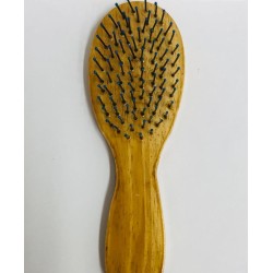 Cepillo de madera en forma de raqueta de 20 cms