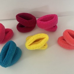 Dona para cabello tipo toalla, THANIA, colores PRIMAVERA