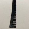 Peine peluquero negro 17.5 X 2.5 a 2 cm