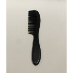 Peine de bolsillo color negro 14.5 X 3 cm