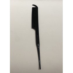 Peine colita con gancho, color negro 25 X 2.5 cm