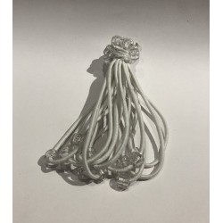 Paquete de 12 COLETEROS, color transparente, 11 cm