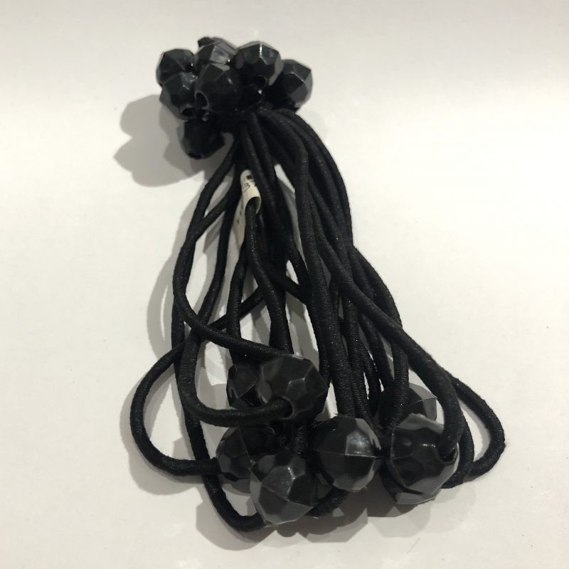 Paquete de 10 COLETEROS diamante, color negro, 10 cm