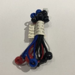 Paquete de 10 COLETEROS, colores escolar, 7cm