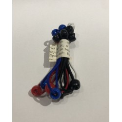 Paquete de 10 COLETEROS, colores escolar, 7cm