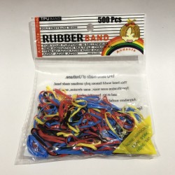 Liga de latex para cabelloen bolsa, RUBBER BAND. 500 pcs