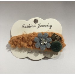 CUCA para cabello TEXTIL, FLOR, 8 cm