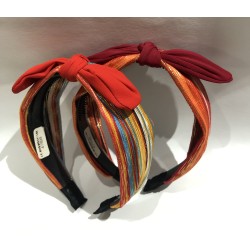 Diadema para cabello forrada con moño flexible, colores surtidos