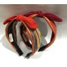 Diadema para cabello forrada con moño flexible, colores surtidos