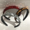 Diadema para cabello de lentejuelas, colores surtidos
