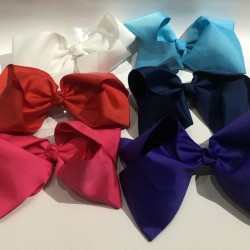 PINZA para cabello caiman, MOÑO GRANDE con NUDO, colores surtidos, 15 cm