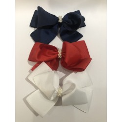 PINZA caiman MOÑO GRANDE con PERLAS, escolar