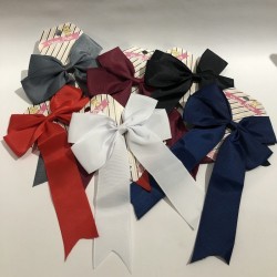 Pinza para cabello caiman, MOÑO GRANDE de popotillo,escolar