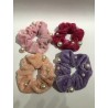 DONA para cabello de TERCIOPELO con perlas tipo SCRUNCHIE
