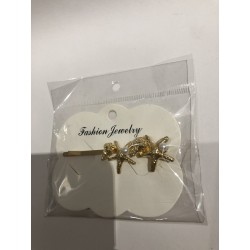 Pinza para cabello CAIMAN,con figuara metalica, modelos surtidos