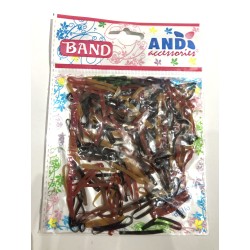 Bolsa De 200 Ligas De Látex Tpu Para Cabello And, Cafés